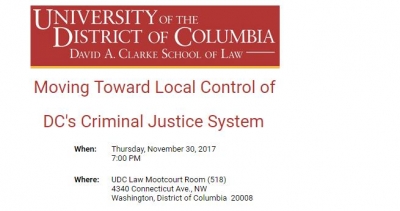 Please Join Us at a Forum at UDC-DCSL