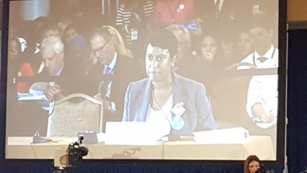 Washington Mayor Muriel Bowser told the Democratic National Convention that D.C. residents wanted "to be considered just like every other American" as she asked the party to add DC statehood to its platform.